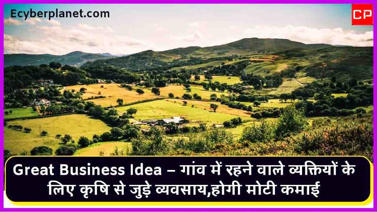 Top 4 Agriculture Business Ideas