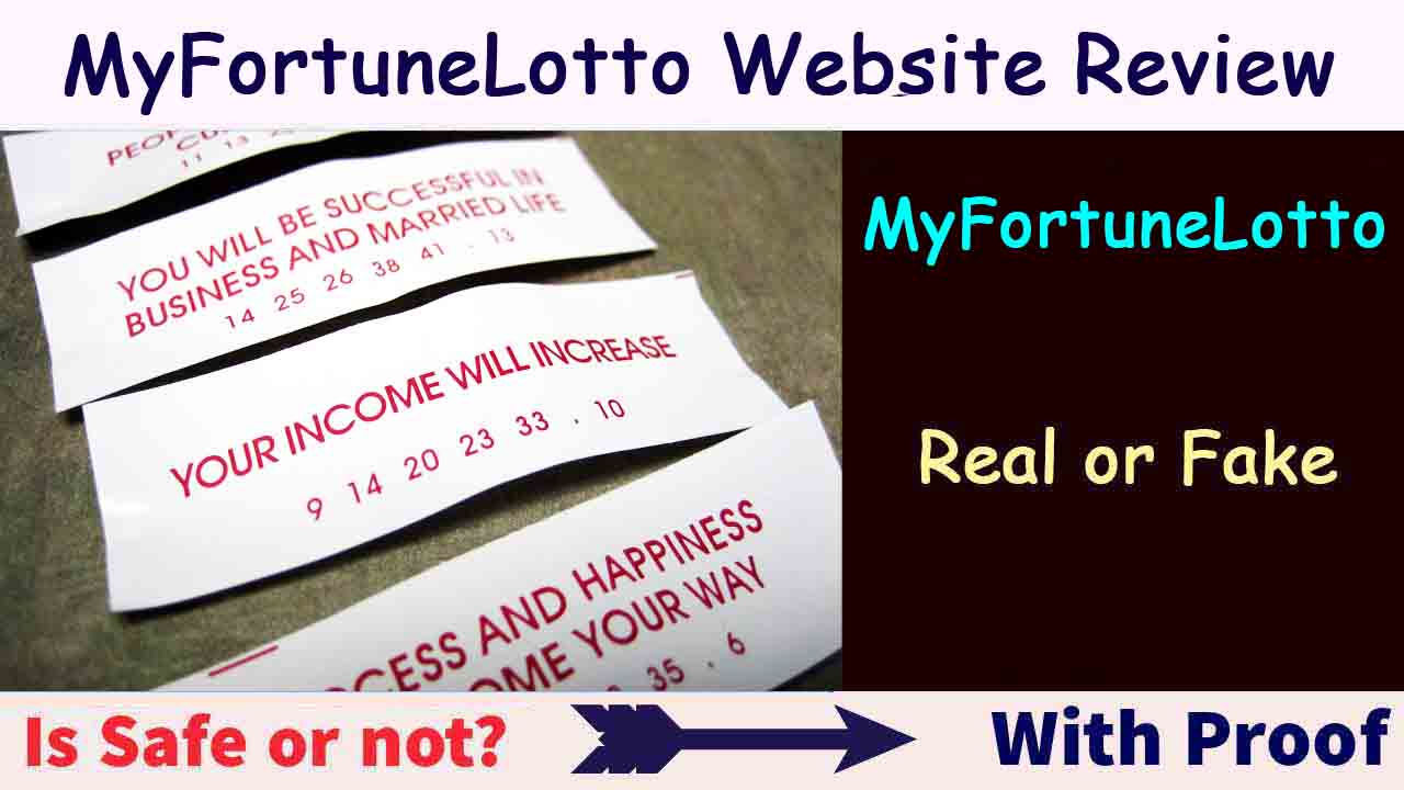 Myfortunelotto Real or Fake