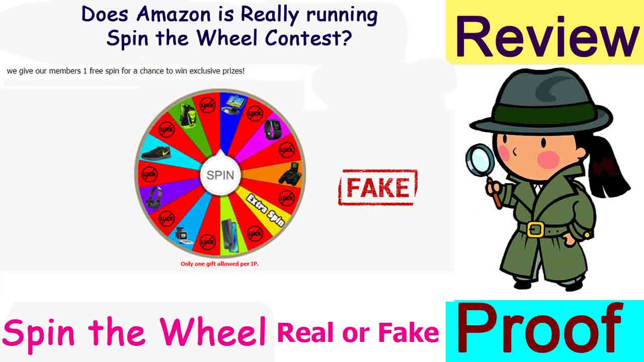 Spin the wheel by Amazon is Real or not