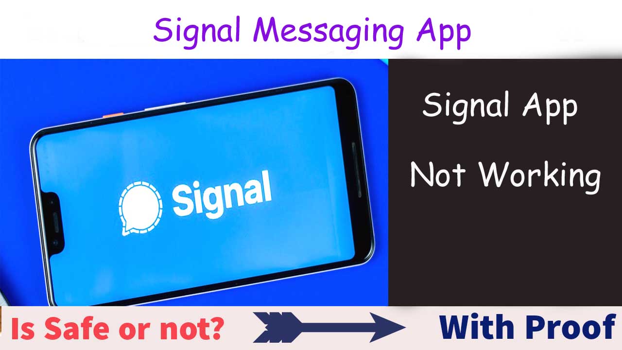 Signal app not working