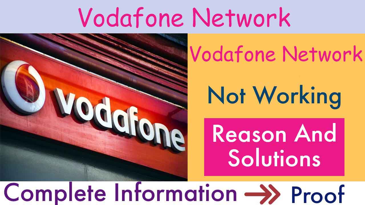 Vodafone Not Working