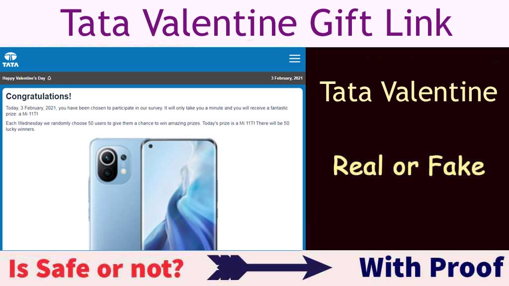 Tata Valentine Gift Link Reality