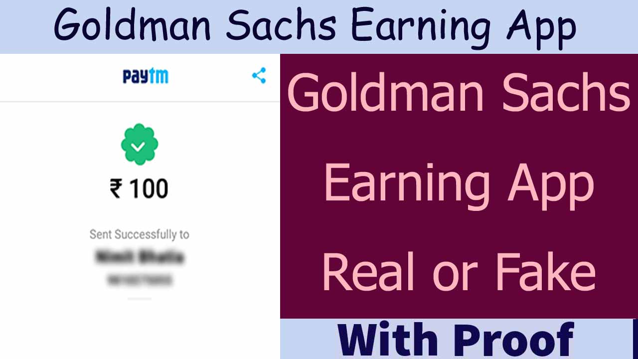 Goldman Sachs Earning App