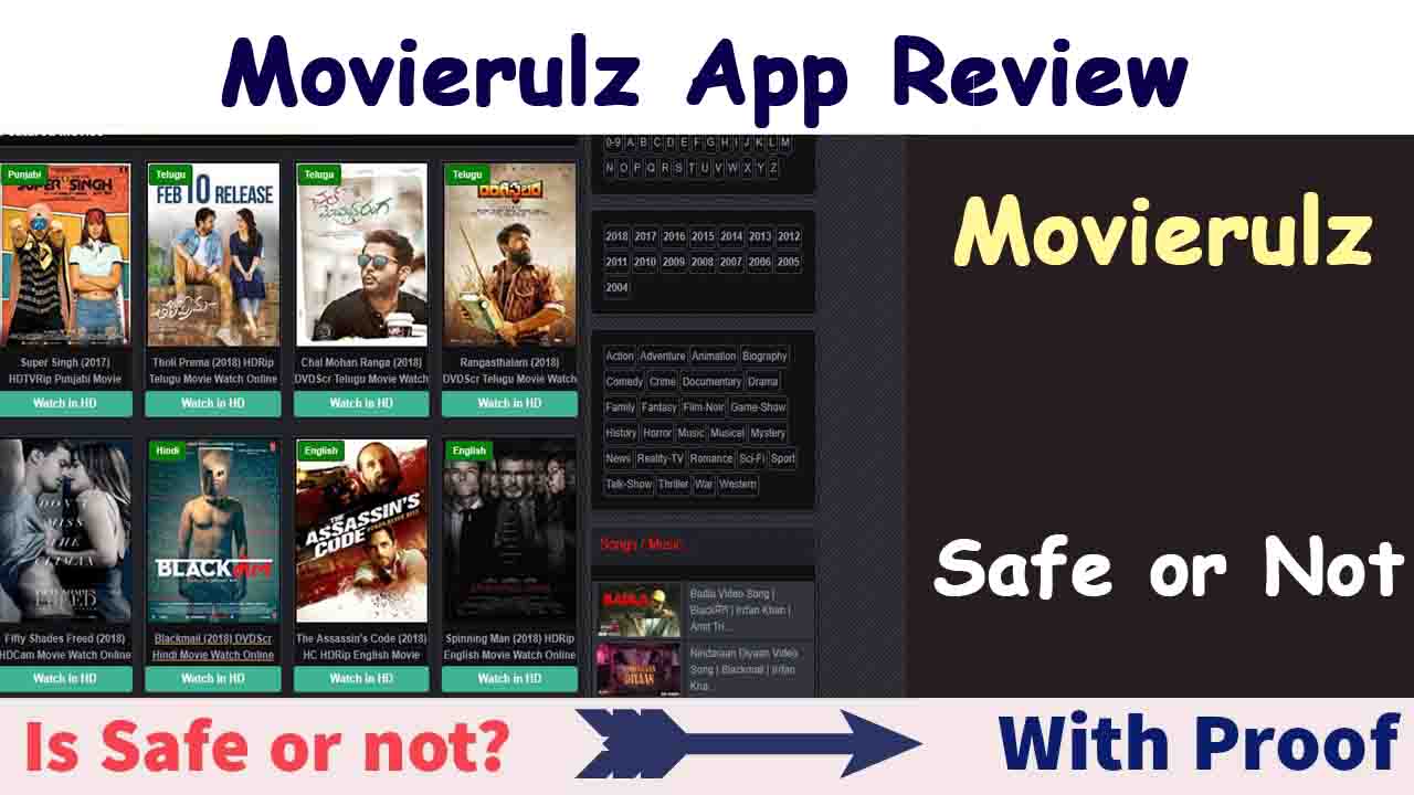 Movierulz App : Download HD Movies For Free is Safe or Not