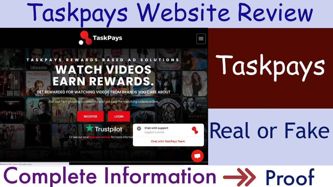Taskpays website Review
