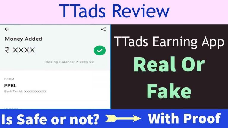 TTads Earning App Real or Fake | Complete Review