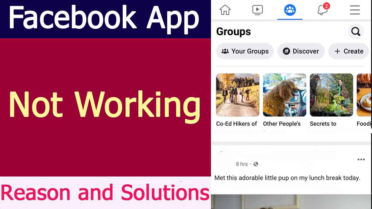 Facebook App Not Working