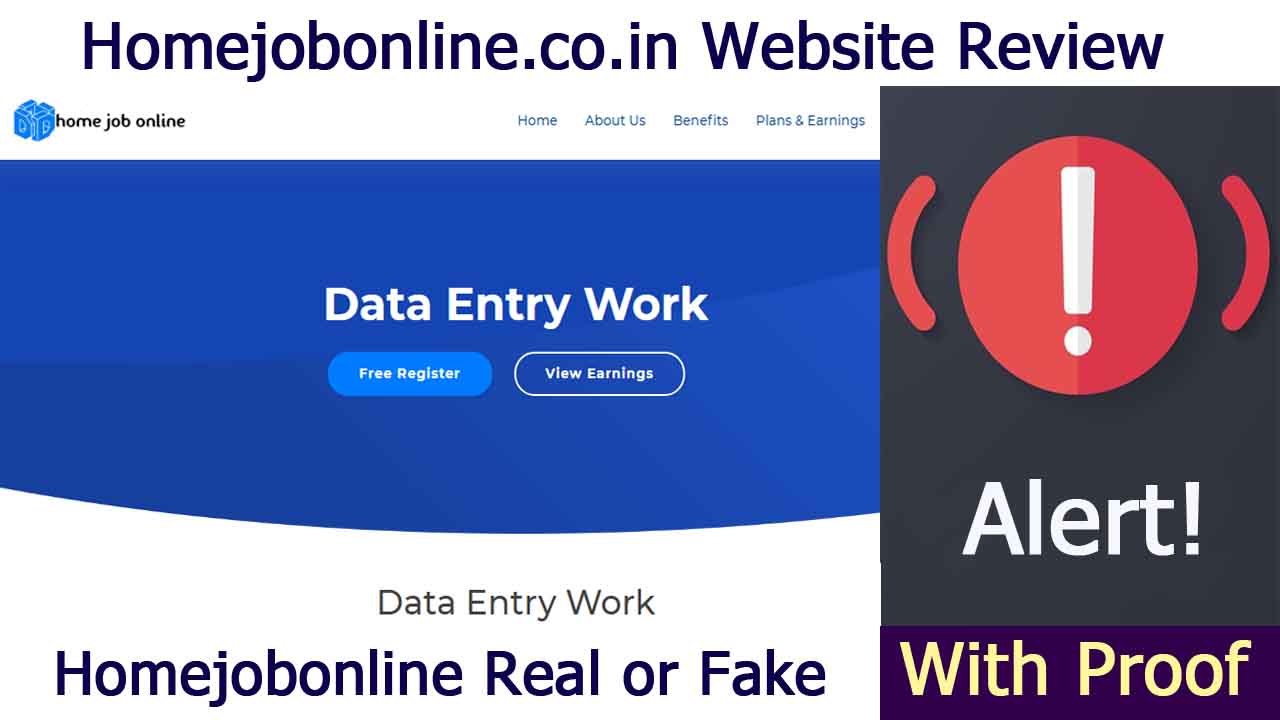 Homejobonline Site Real or Fake
