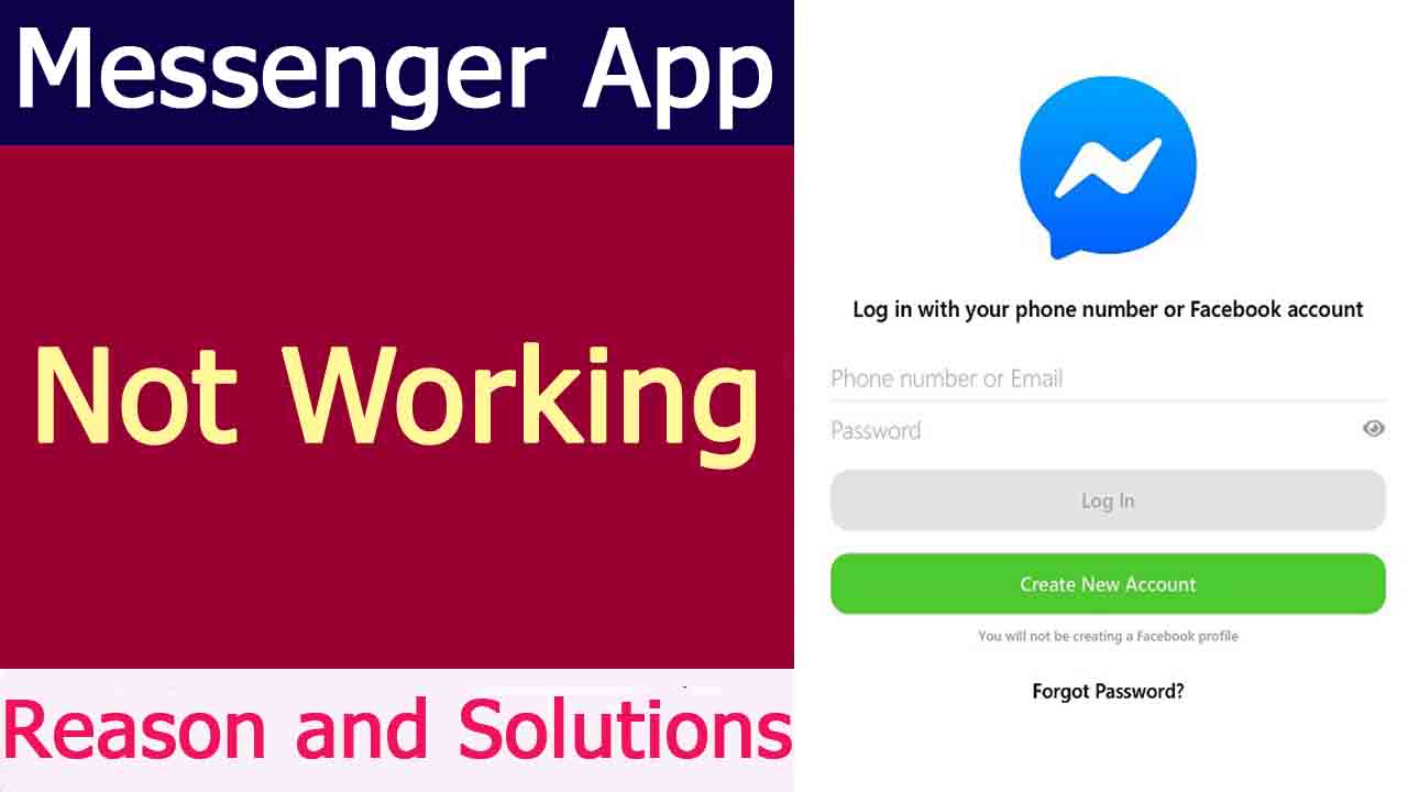 Messenger App Not Working