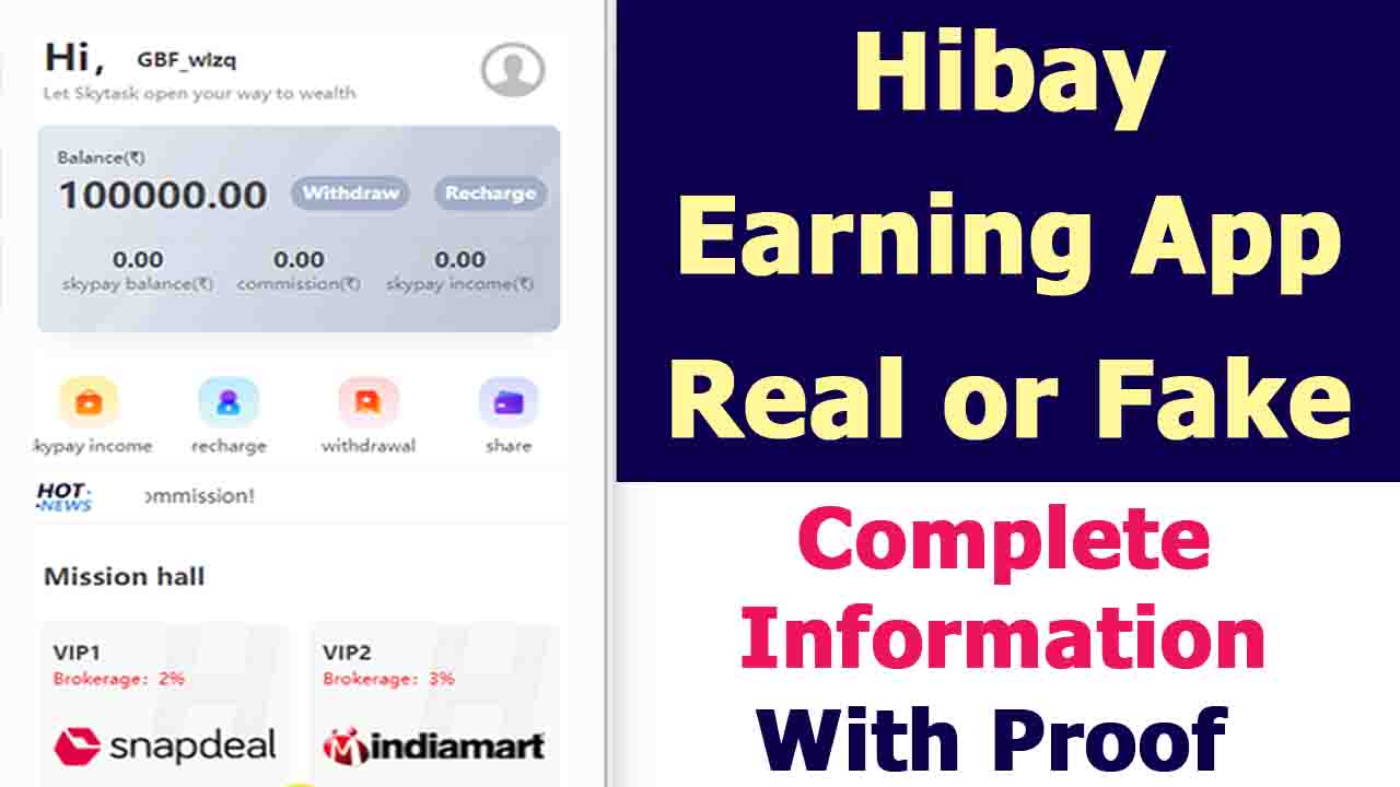 Hibay Earning App
