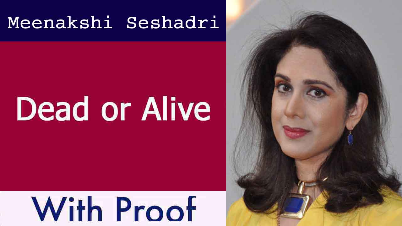 Meenakshi Seshadri Dead or Alive