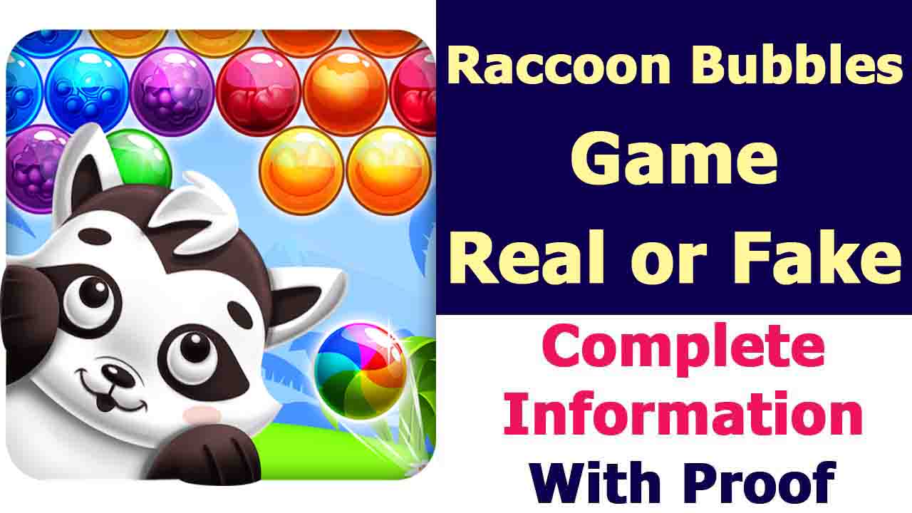 Raccoon Bubbles App