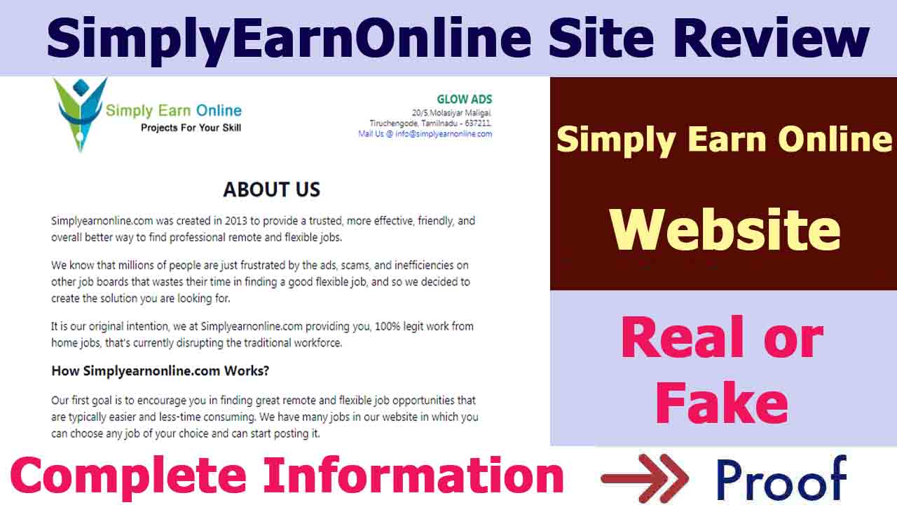 Simply Earn Online Site
