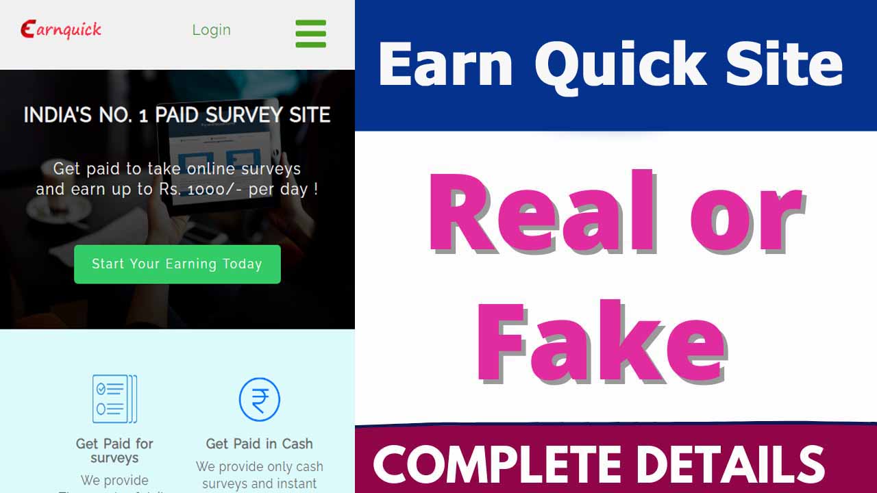 Earn Quick Site