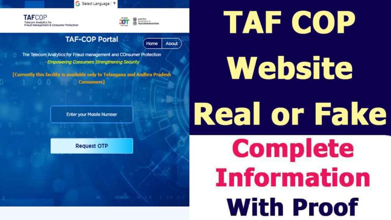 Tafcop Site Real or Fake | Complete Review