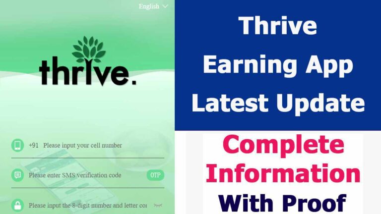 Thrive Earning App Scam or Legit | Complete Review