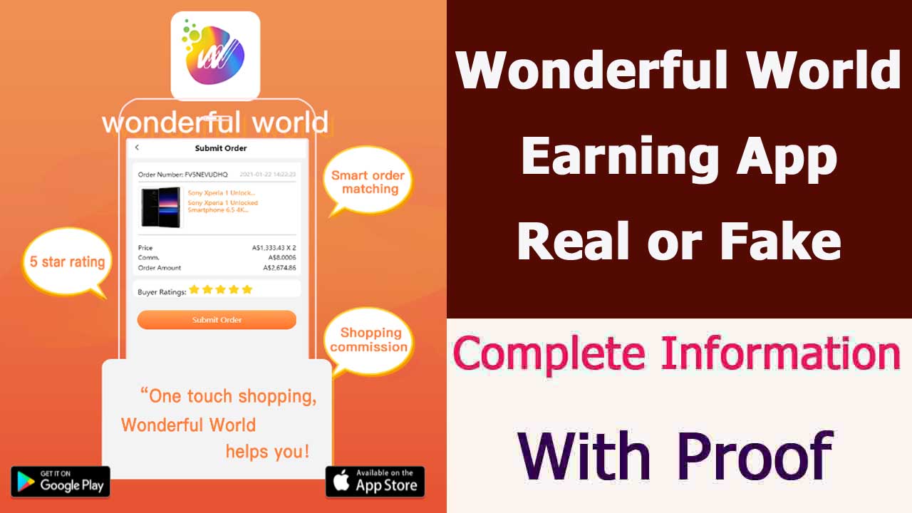 Wonderful World Earning App