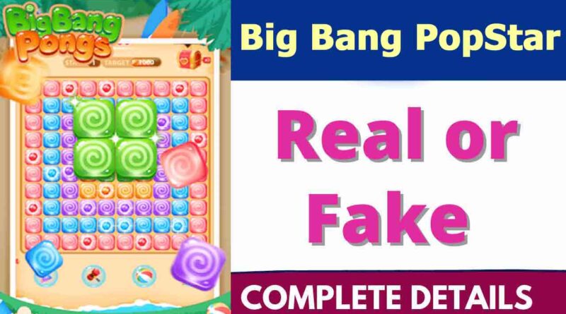 Big Bang Popstar App