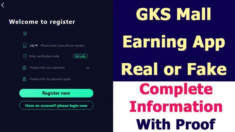 GKS Mall Earning App Real or Fake | Complete Review
