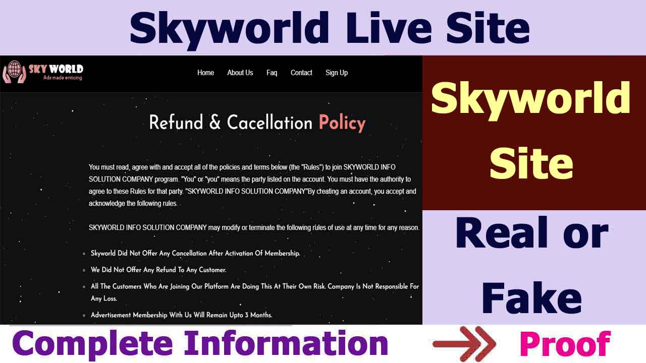 Skyworld Site Review