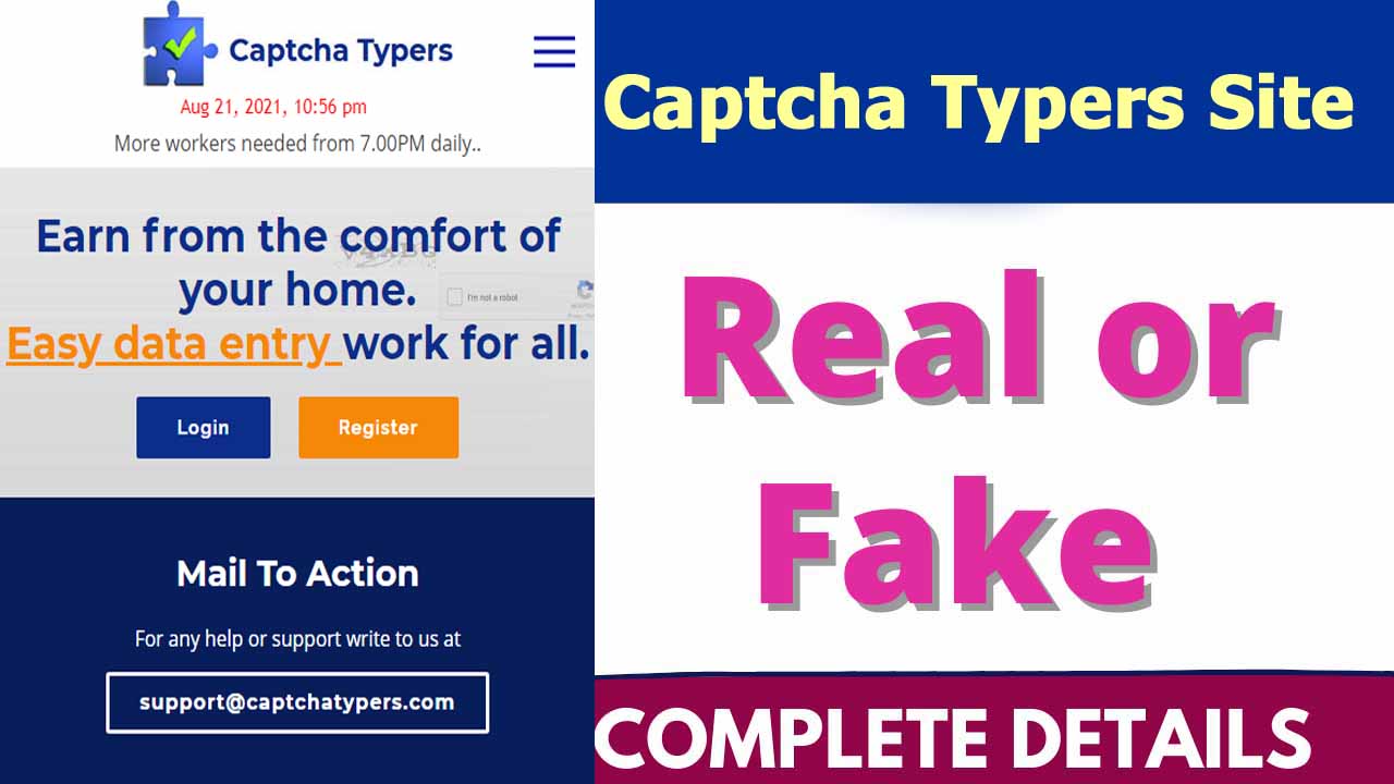 Captcha Typers Site Review