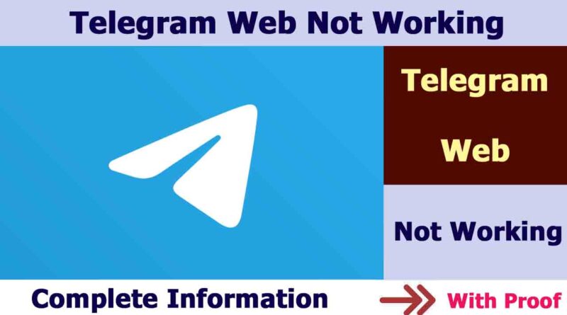 Telegram Web Not opening