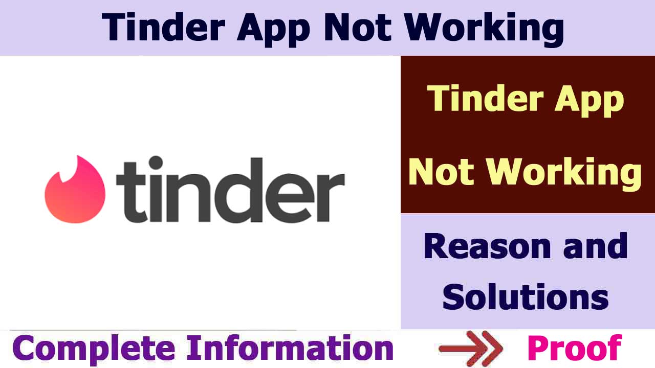 Tinder App not Working