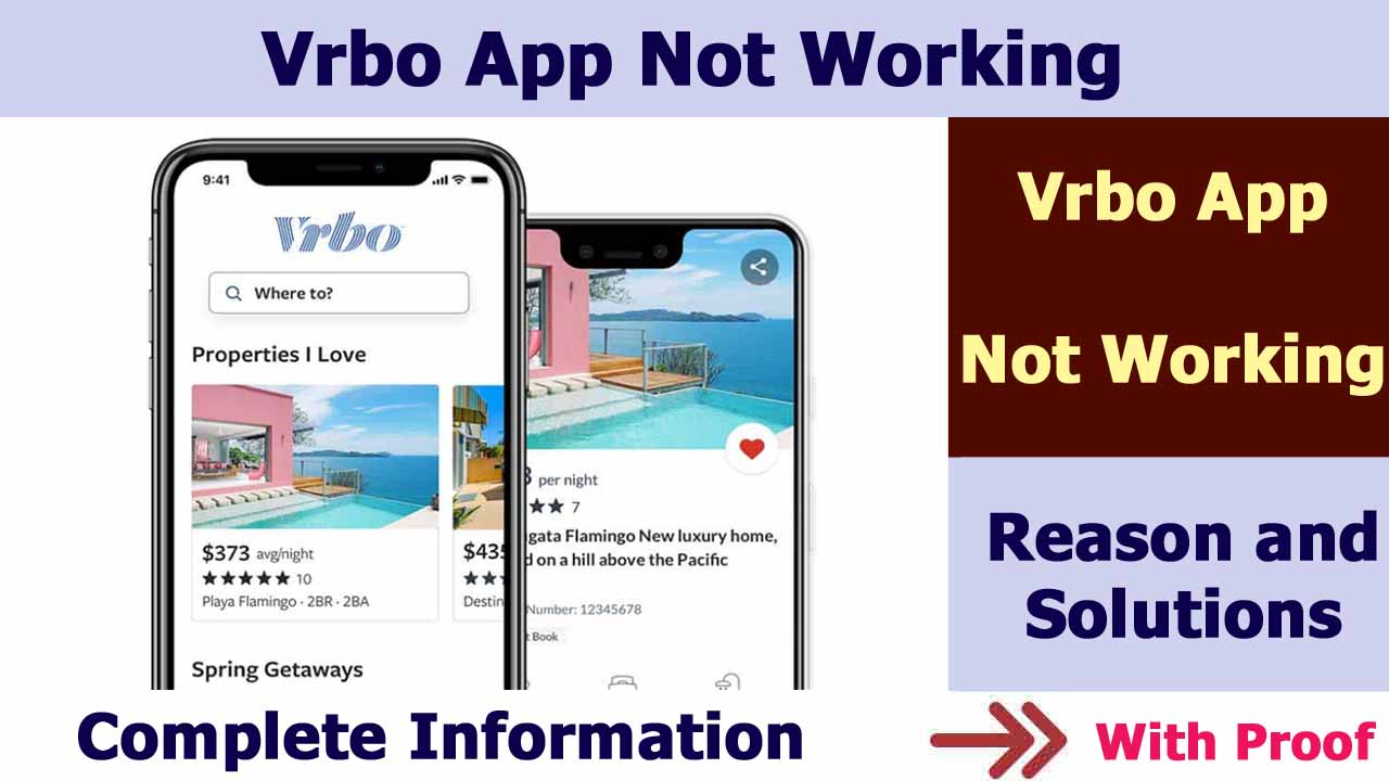 Vrbo App not working