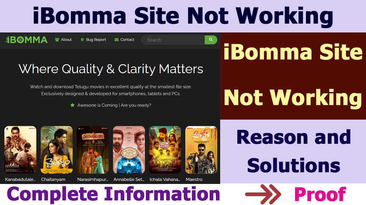 iBomma Site Not Working