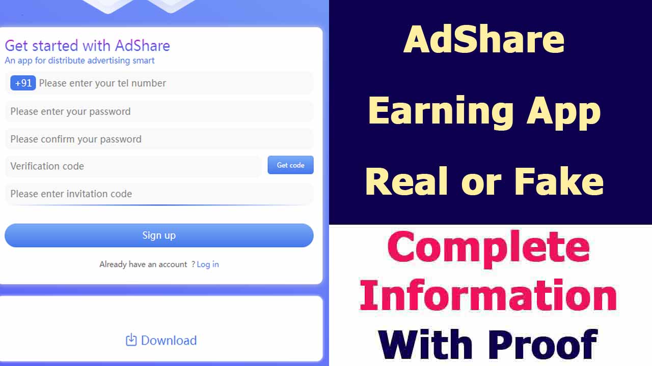 Adshare Earning App Review