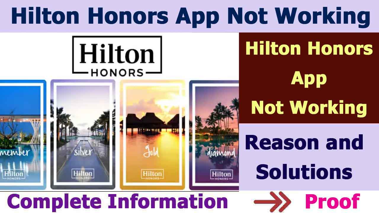Hilton App Not Working