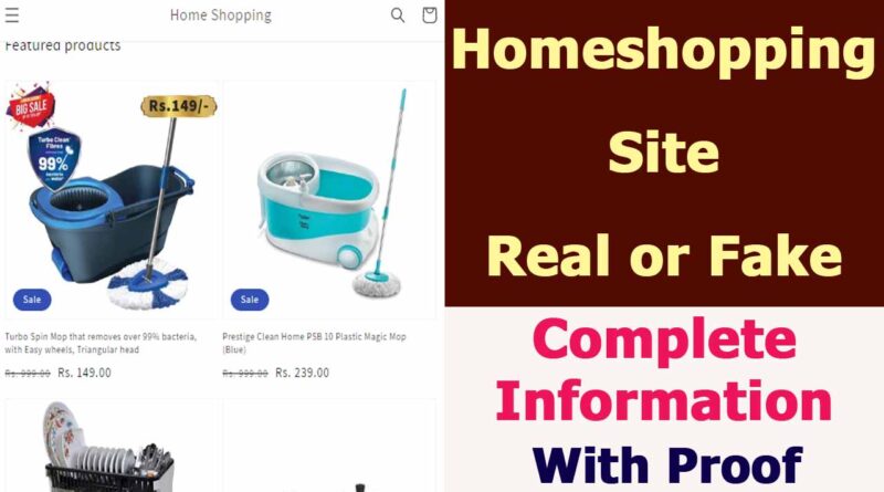 Homeshopping Site Review