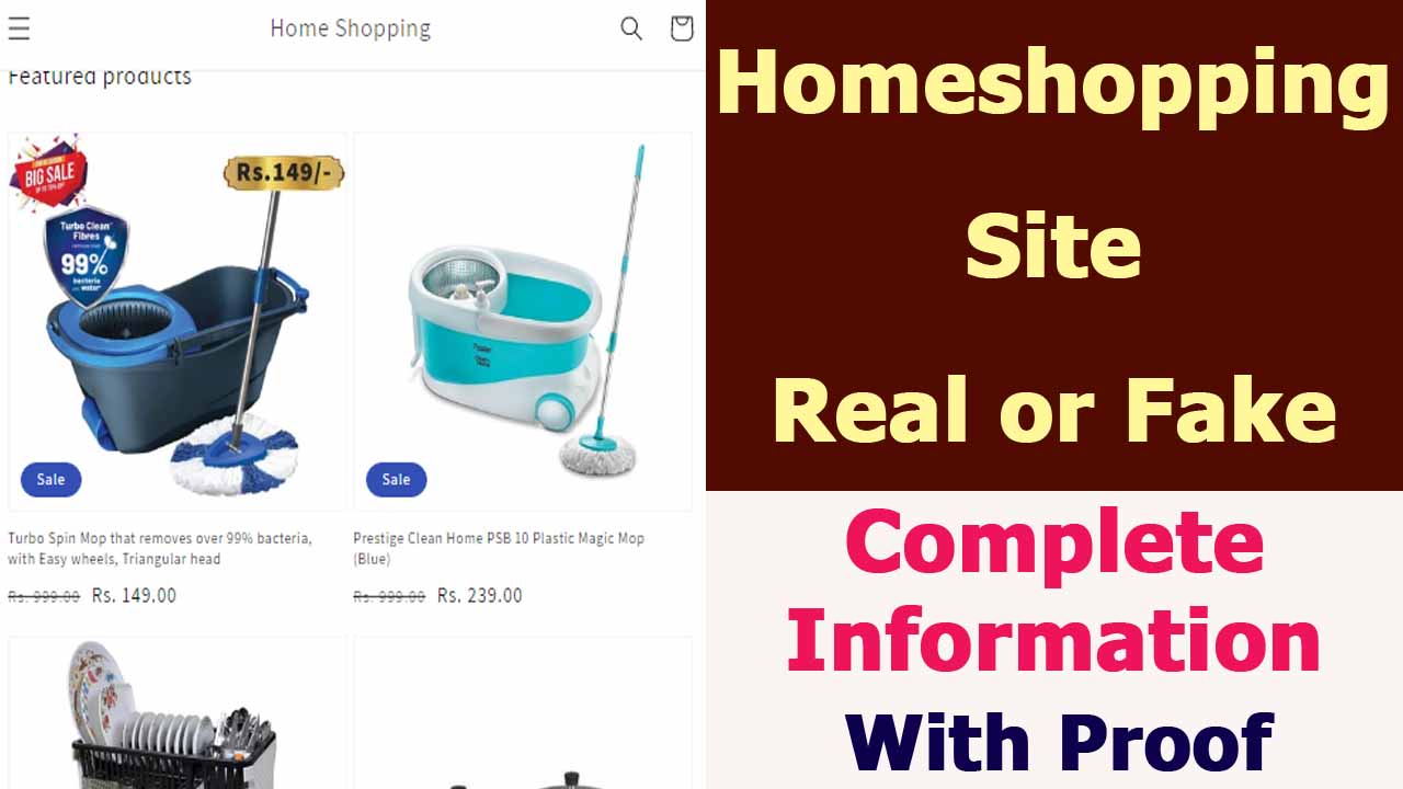 Homeshopping Site Review