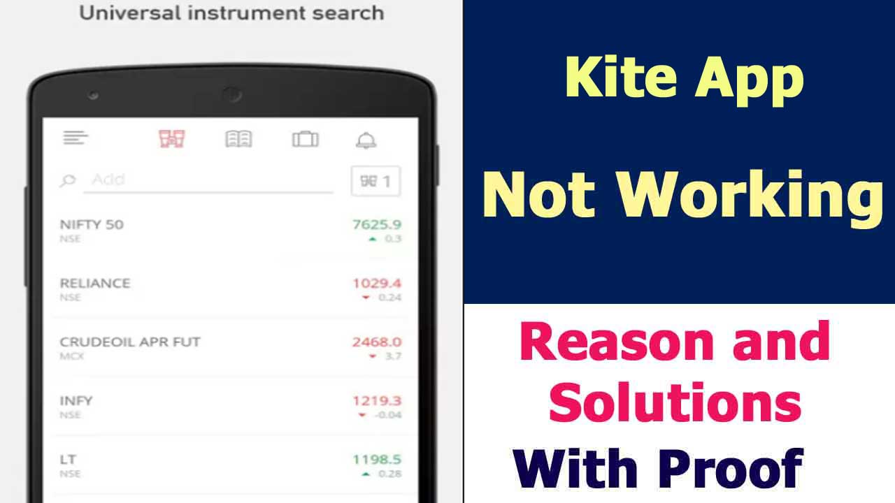 Kite App Not Working