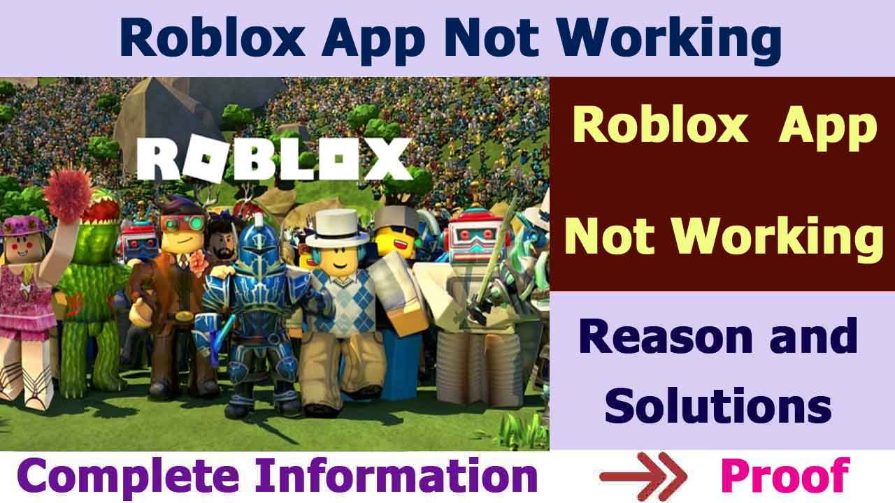 Roblox App Not Working