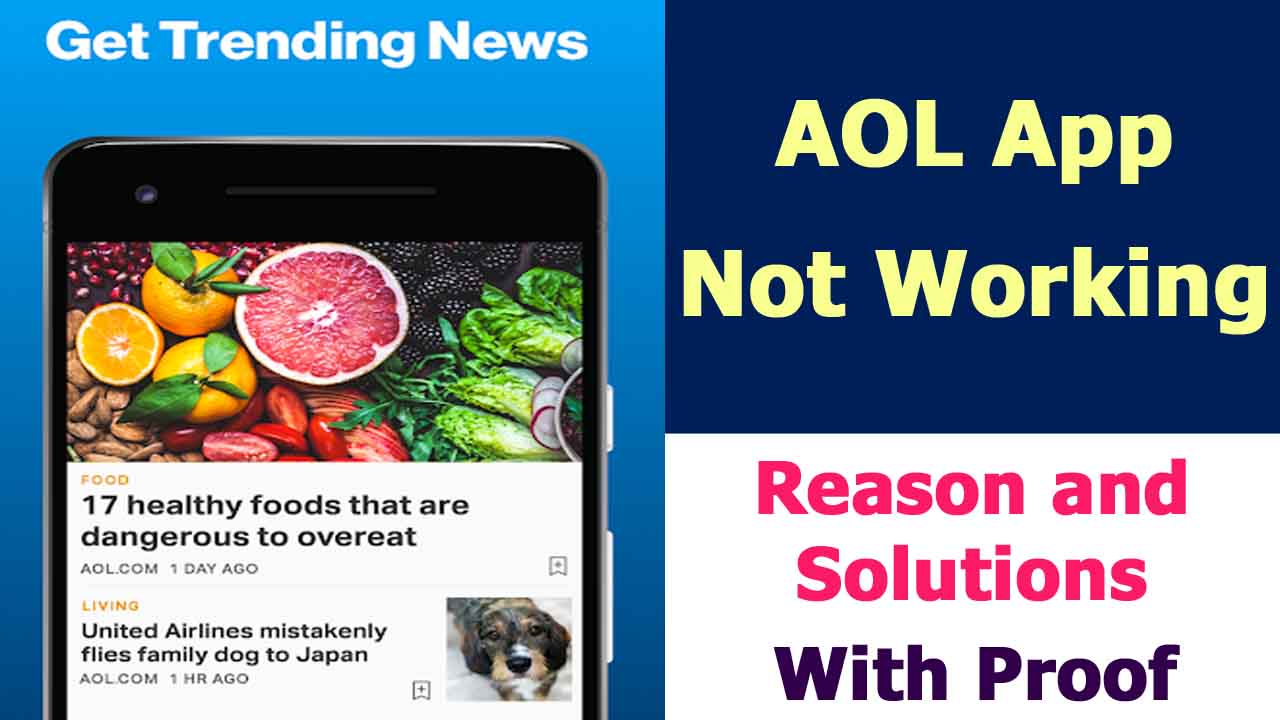 AOL App Not Working