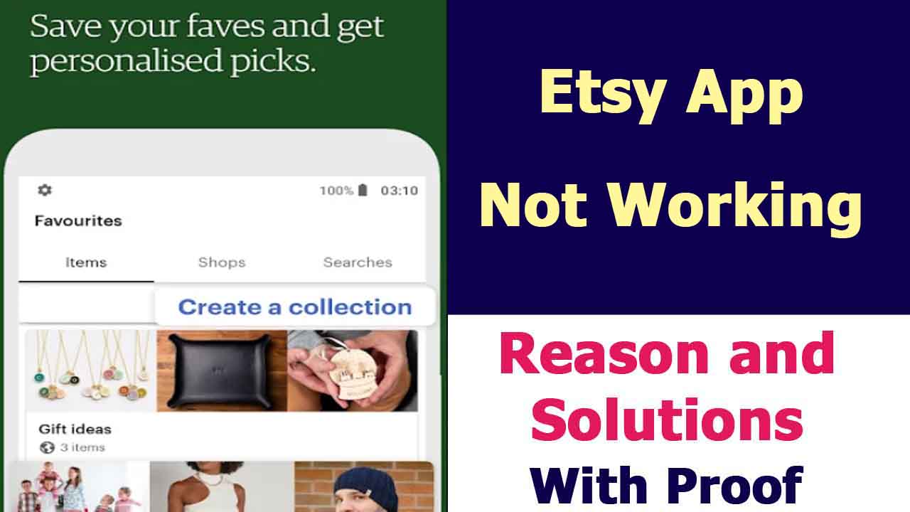 Etsy App Not Working