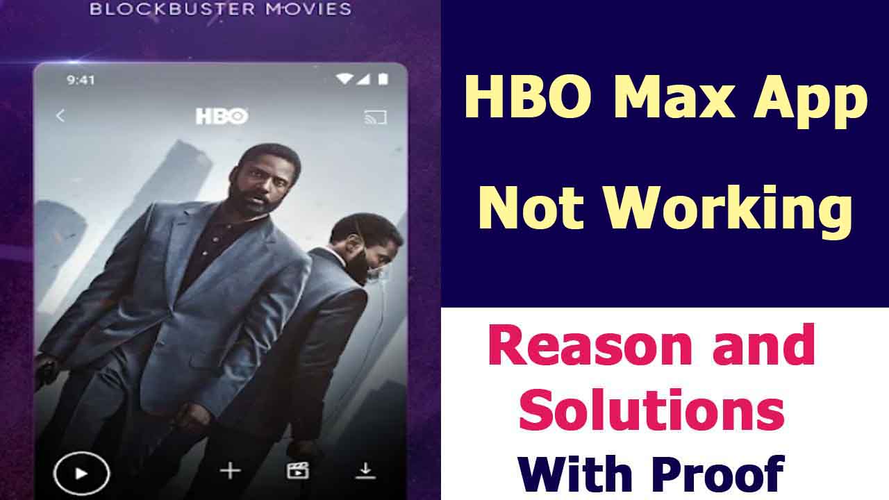 HBO Max App Not Working
