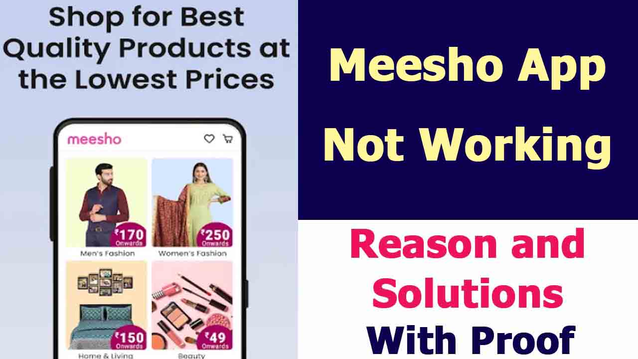 Meesho App Not Working