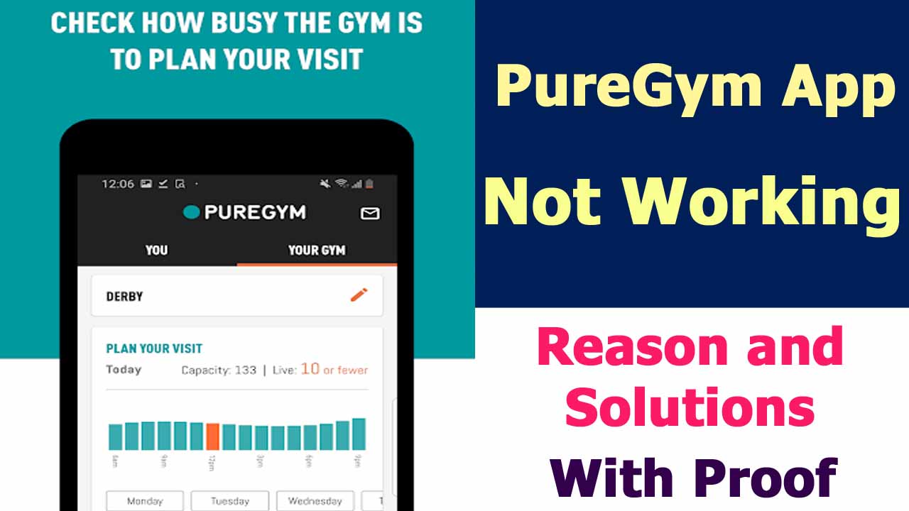 PureGym App Not Working
