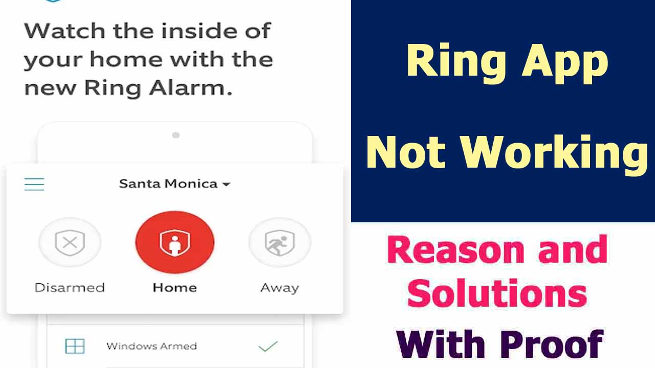 Ring App Not Working
