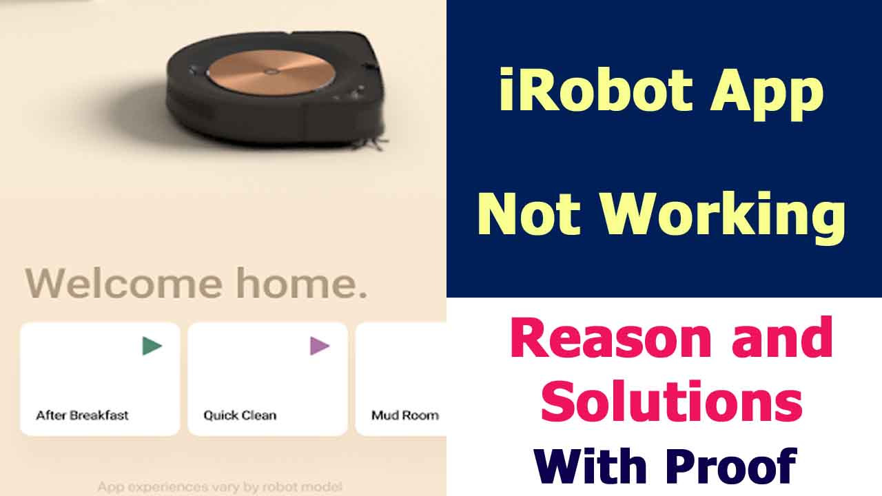 iRobot App Not Working