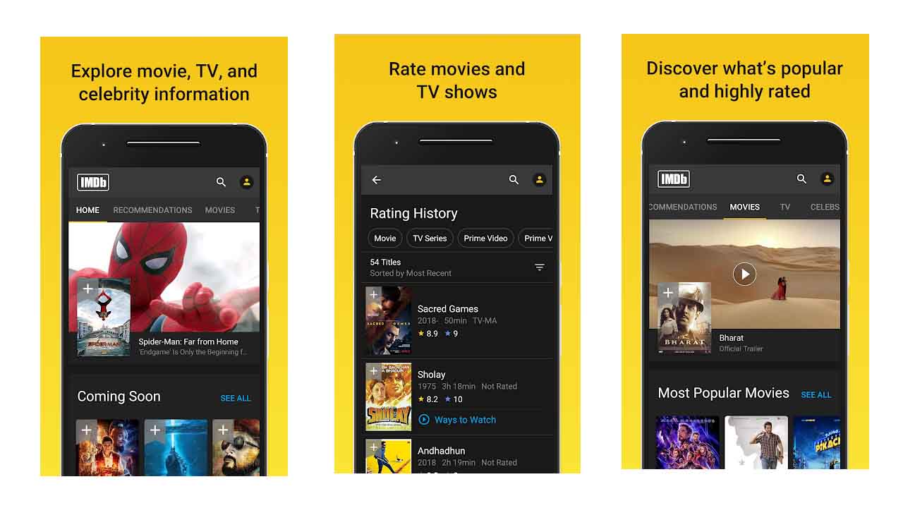 IMDb Movies and TV App