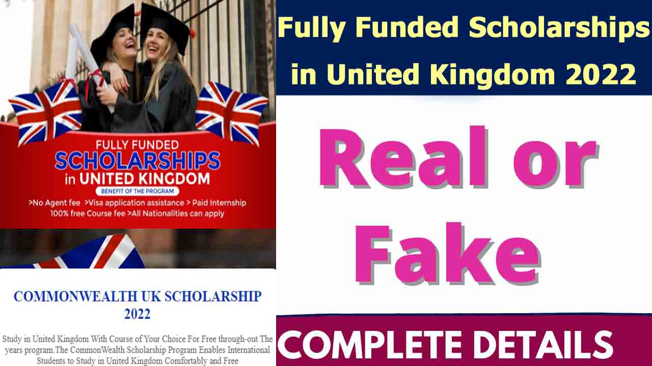United Kingdom Free Scholarships 2022 Link
