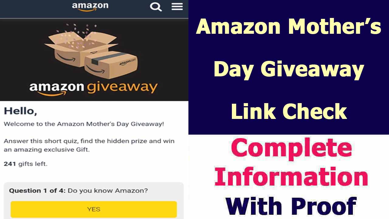 Amazon Mothers Day Contest