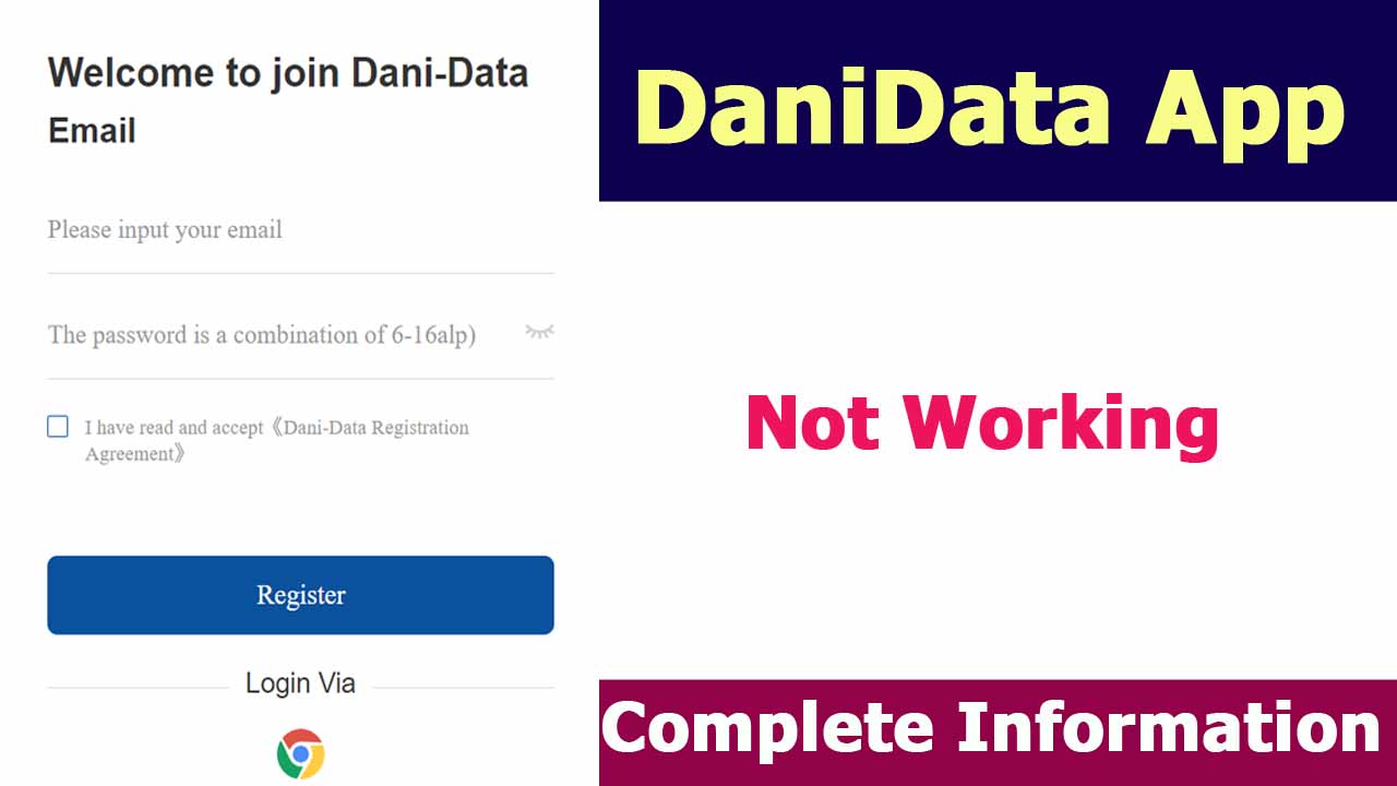 Withdrawal Issues in Danidata App [100% Solved] 2022