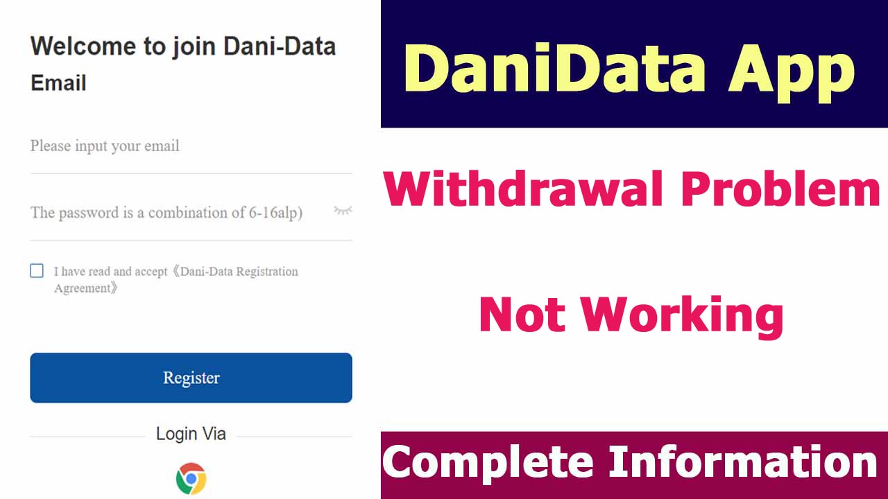 Dani Data App Not Working