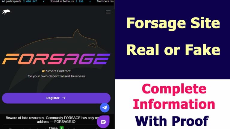 Forsage Real or Fake | Website Review