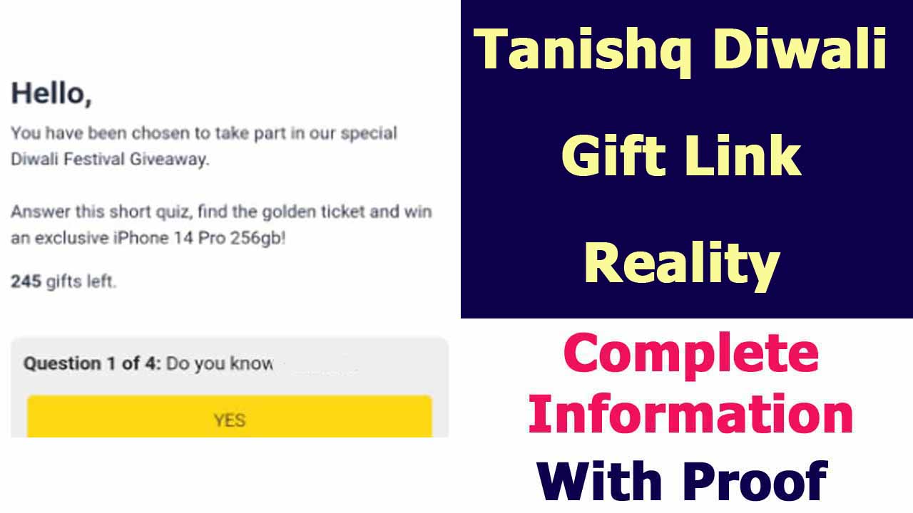 Tanishq Diwali Gift Link Reality