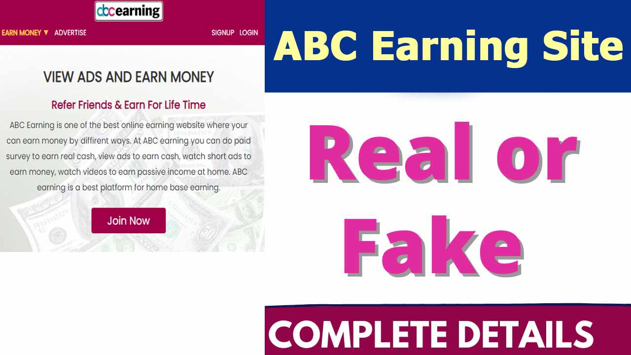 ABC Earning Site Review
